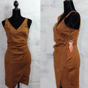 Brown Vegan Suede Dress (m)